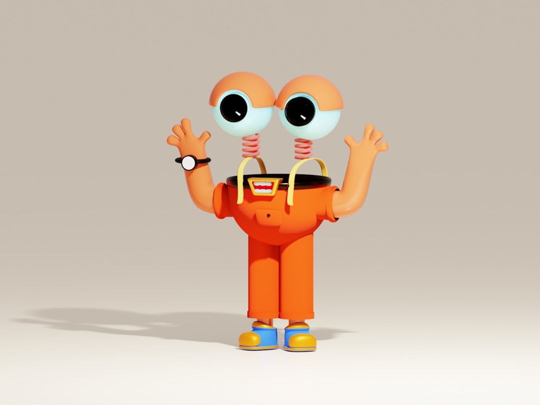 Digital character design and 3D rendering for AI influencer