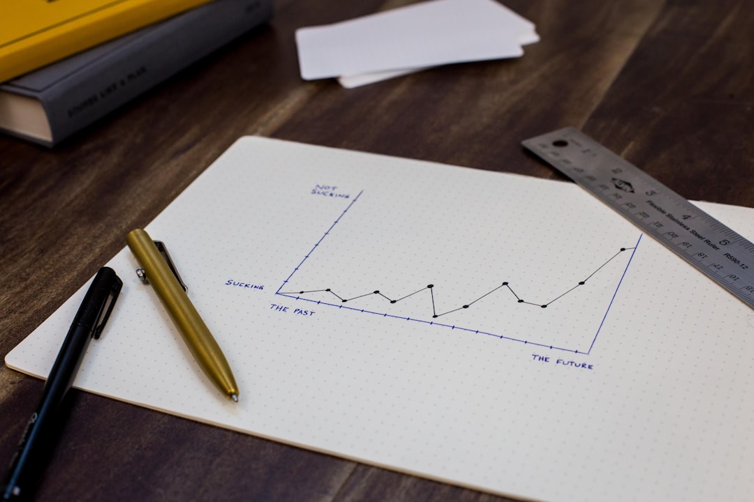 Business growth chart showing passive income scaling